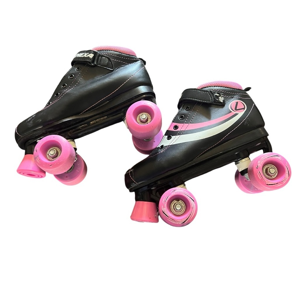 lenexa pink/black roller skates size 5